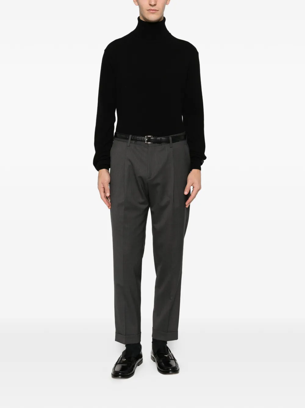 Briglia 1949 pleated chinos - Grijs