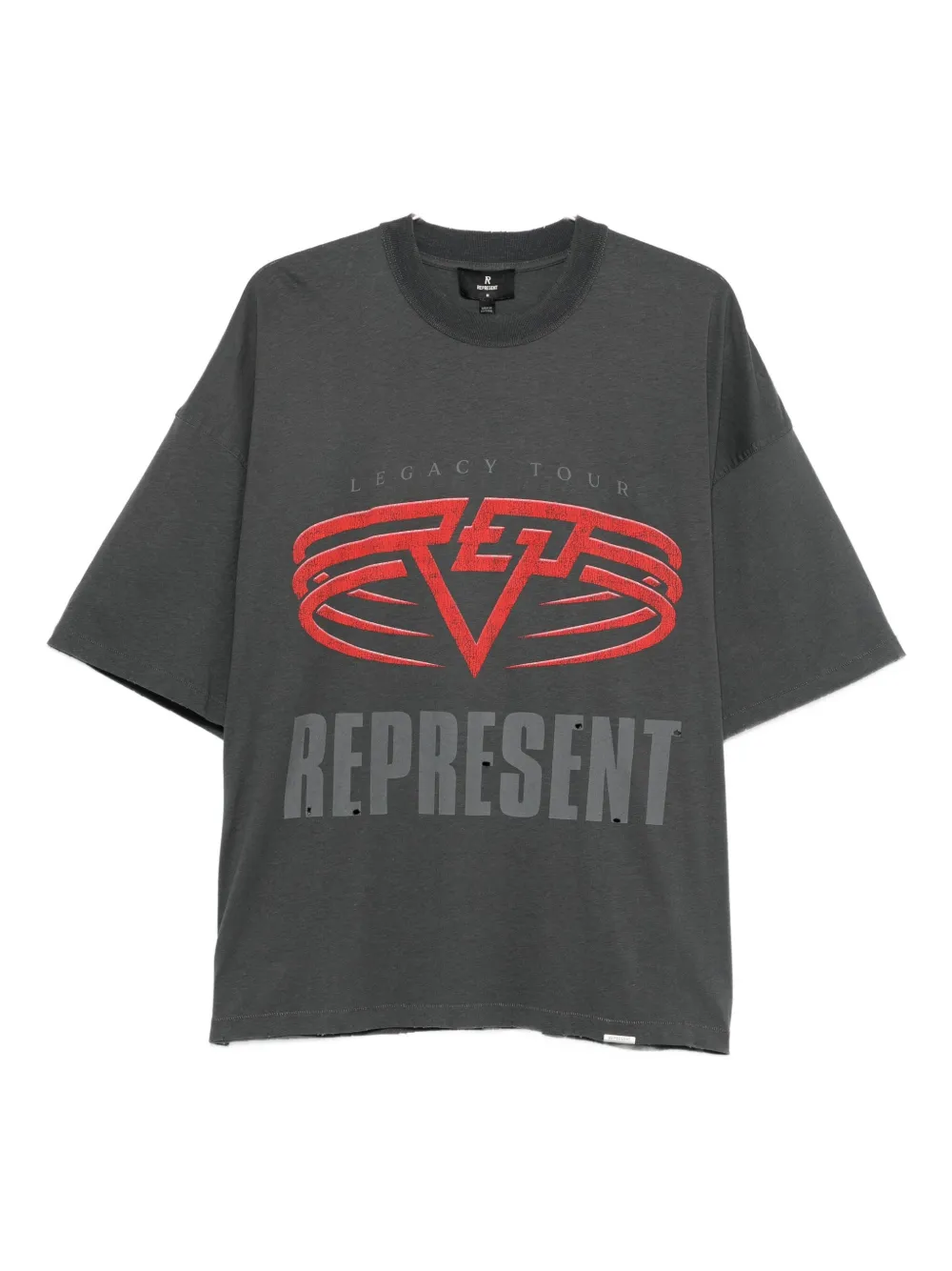 Represent logo-print T-shirt | Grey | Image 1
