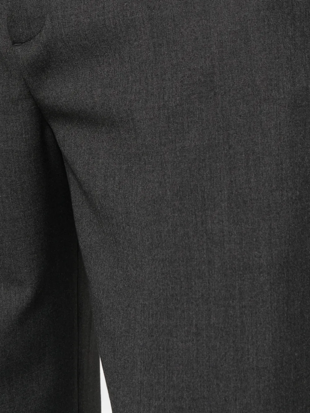 FEDERICO CINA Geplooide broek met riemlussen Grijs