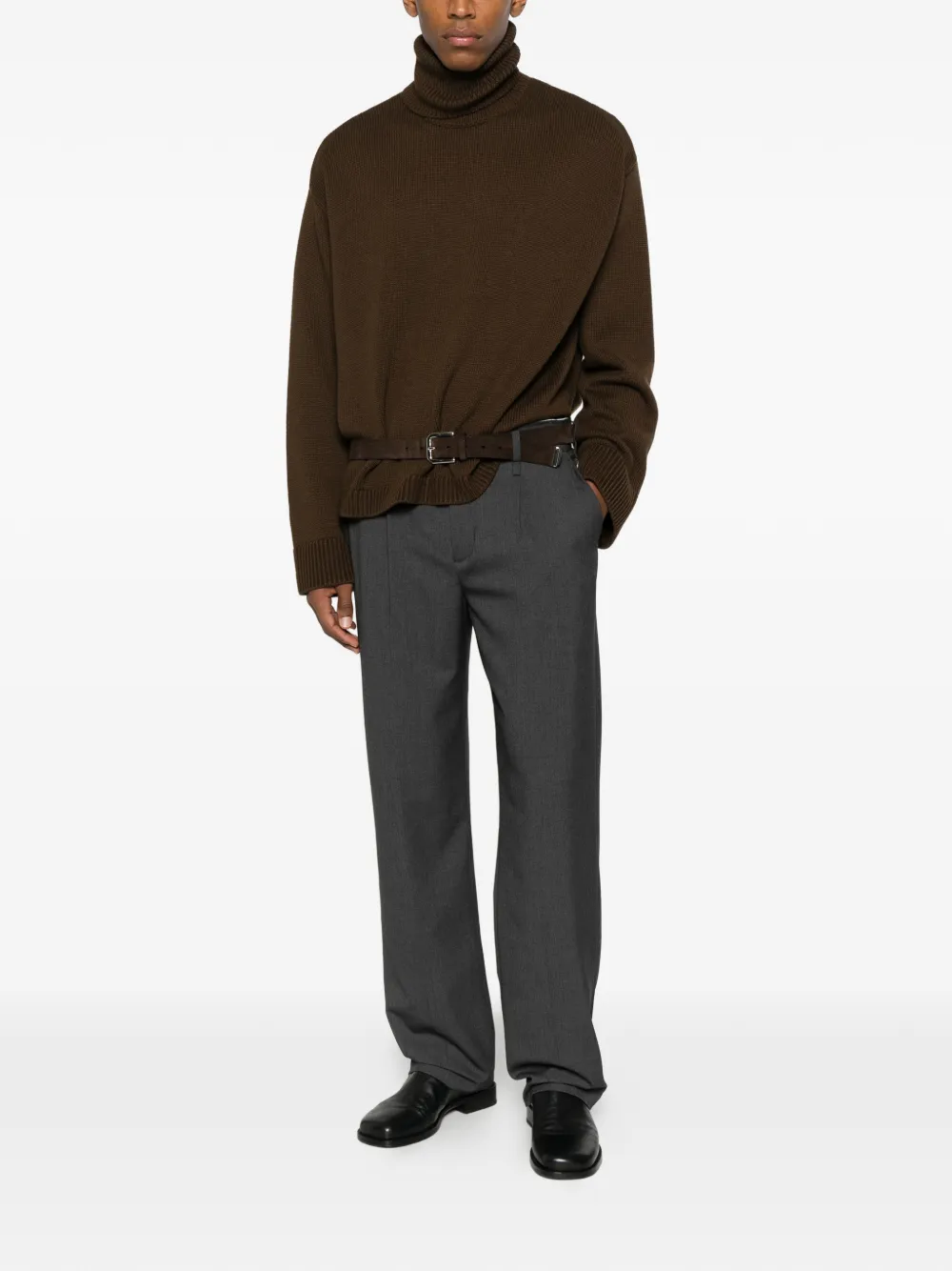 FEDERICO CINA belt-loop pleated trousers | Tailored Pants | Image 2