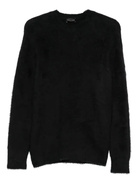 Roberto Collina teddy-texture crew-neck sweater