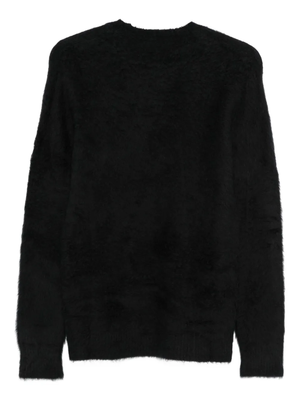 Roberto Collina teddy-texture crew-neck sweater | Knitted Sweaters | Image 2