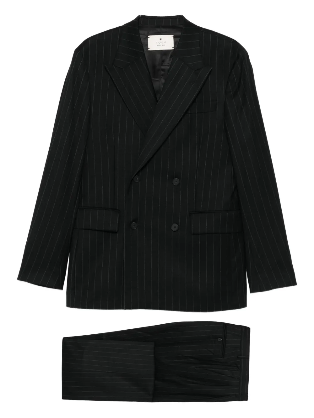 Manuel Ritz pinstriped blazer | Black | Image 1