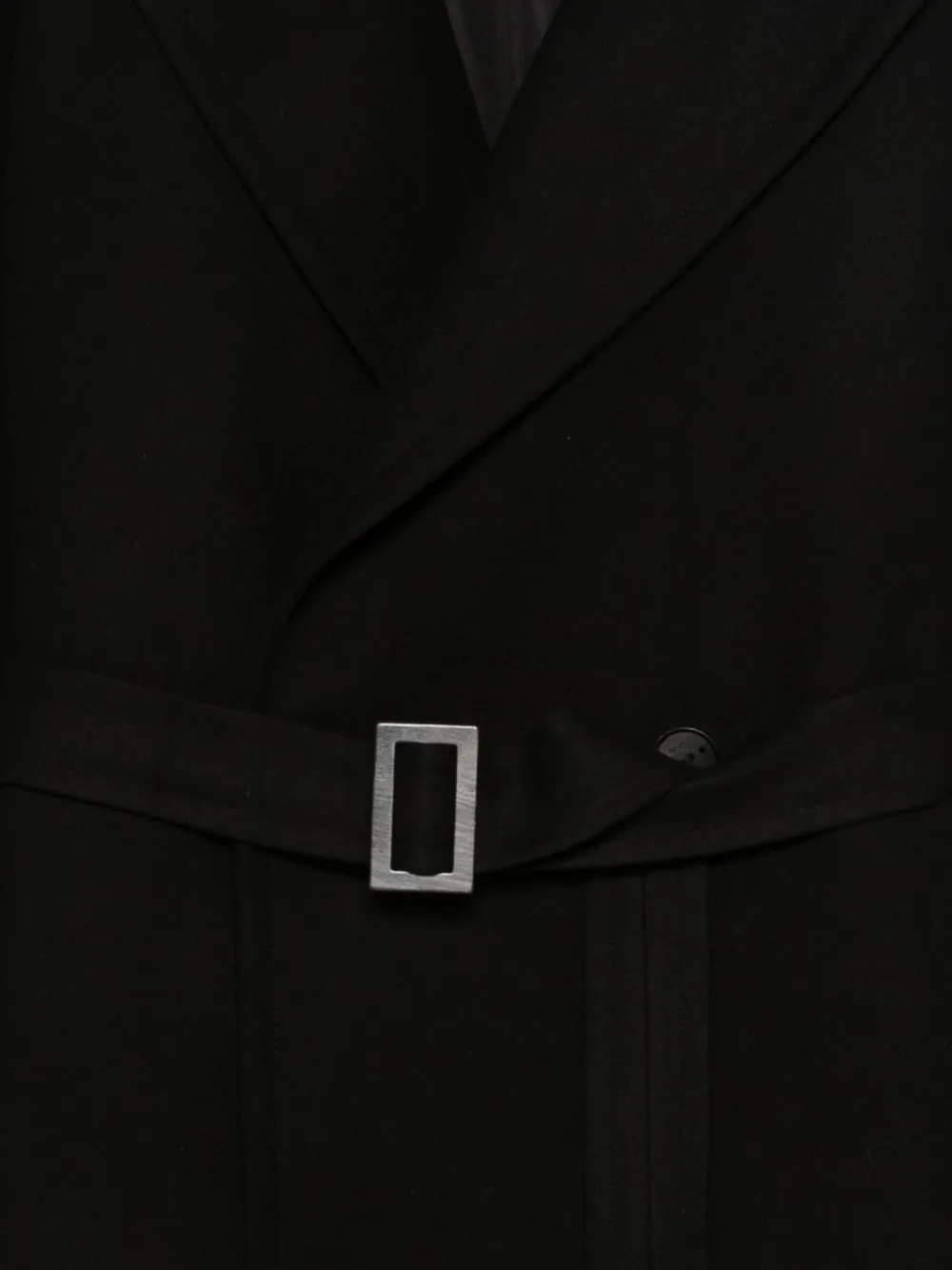 Hevo Jas met ceintuur Zwart