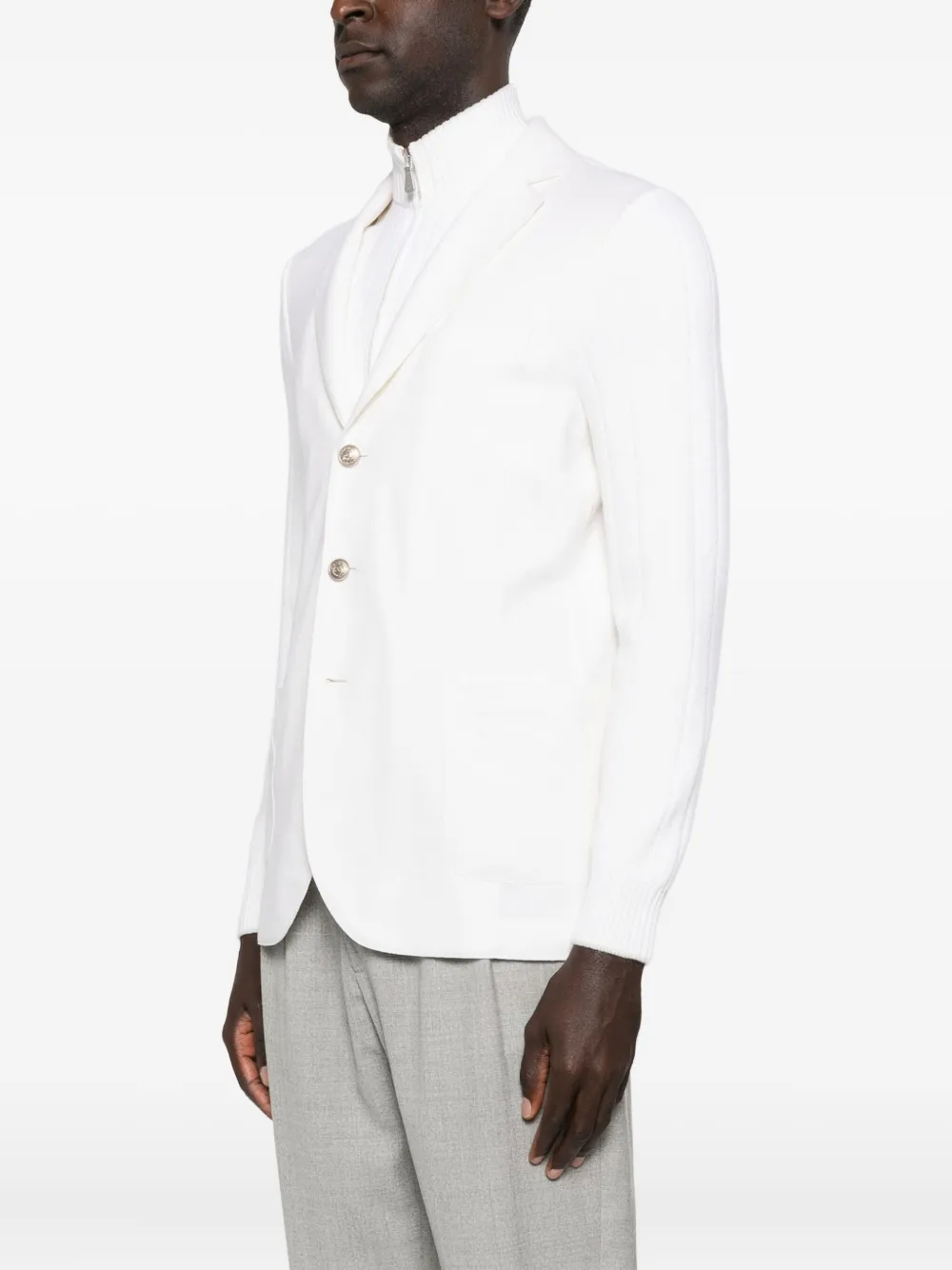 Eleventy Single-breasted Blazer In Multi