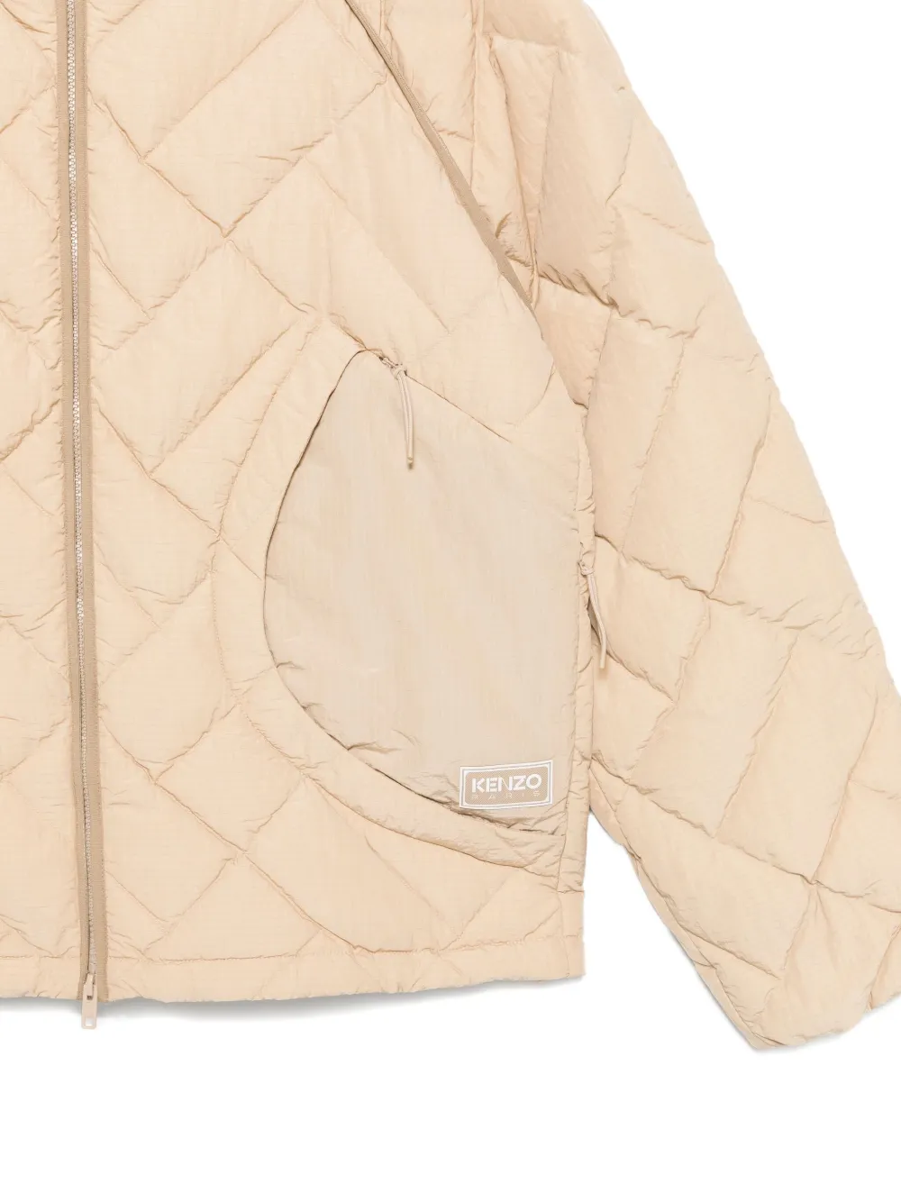 Kenzo Weave Jacket In Neutral