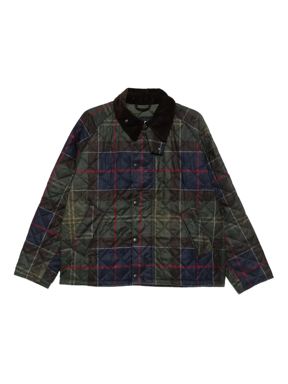 Barbour quilted tartan jacket | Green | Image 1
