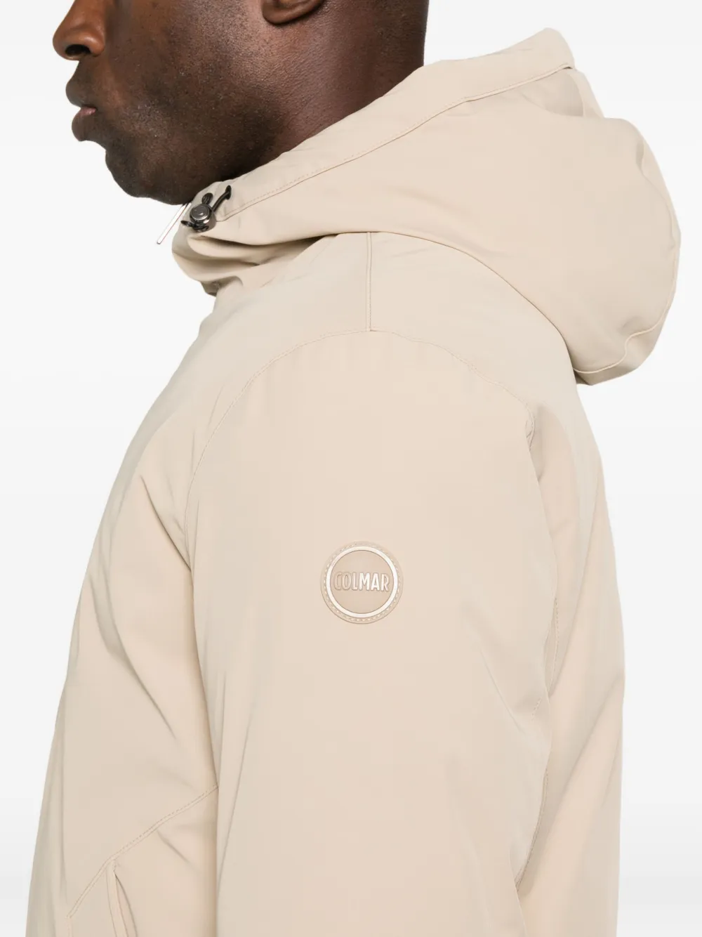 Colmar Hooded Zip-front Jacket In Neutral