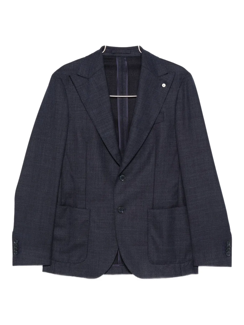 LUIGI BIANCHI MANTOVA button blazer | Blue | Image 1