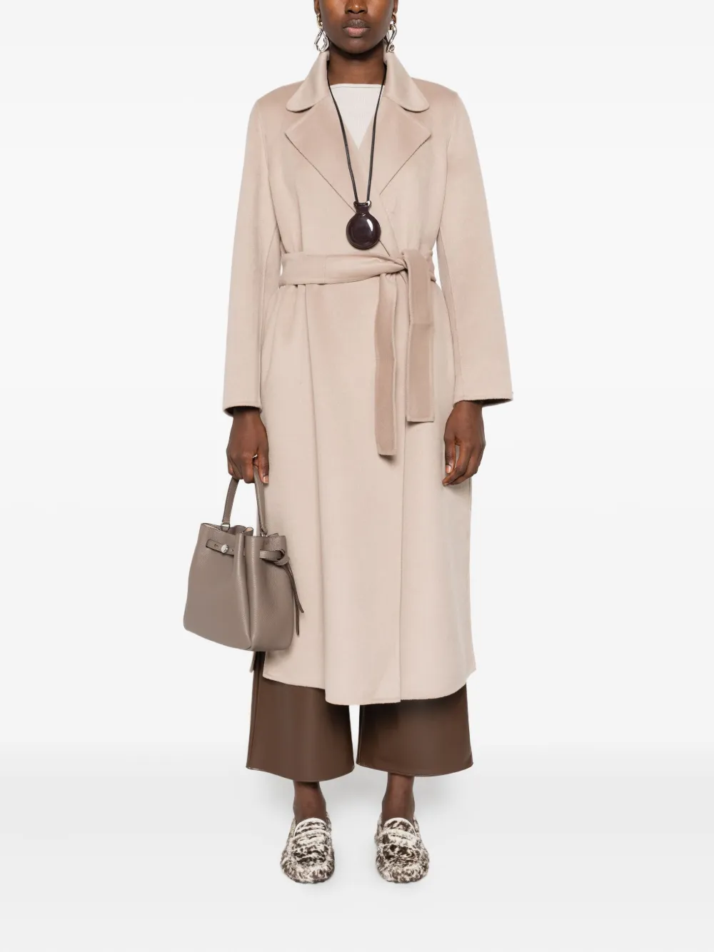 I BLUES belted long-sleeve coat | Double Breasted & Peacoats | Image 2