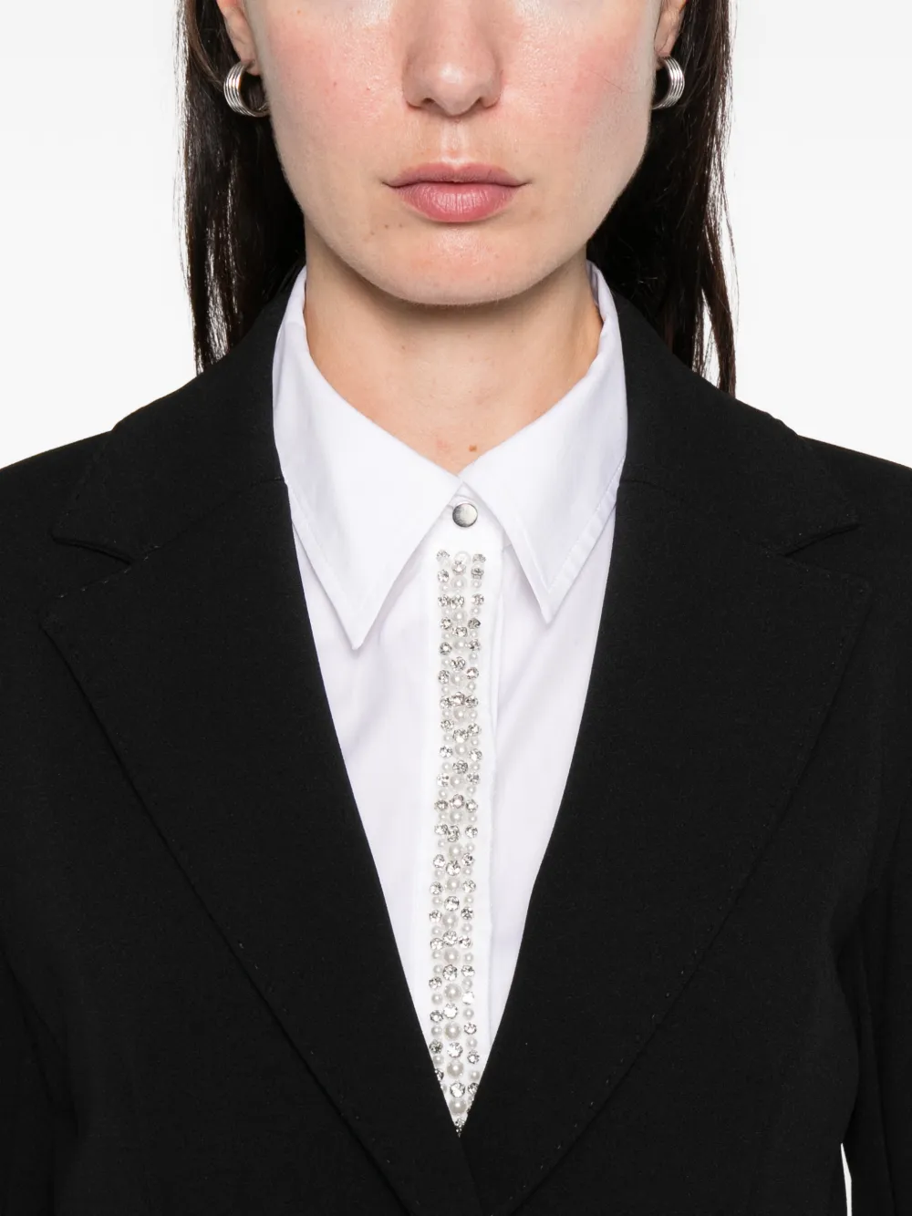 Iblues Gufo Notched-lapel Blazer In Black