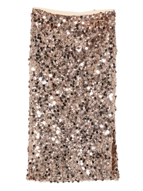 I BLUES Attila sequin-embellished midi skirt