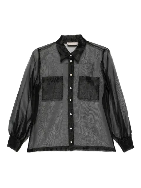 I BLUES Flippo sheer shirt