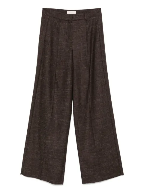 I BLUES pleated wide-leg trousers