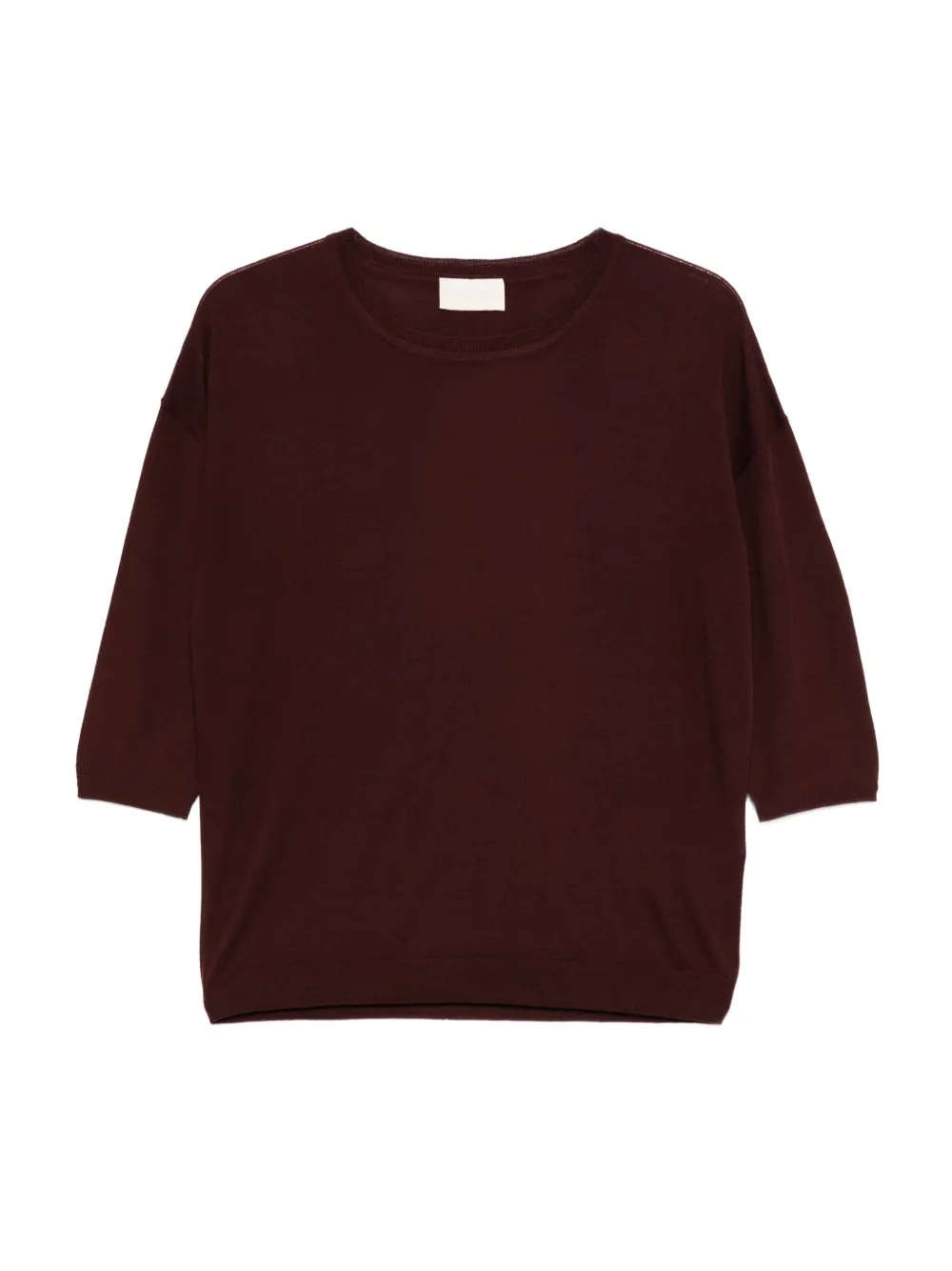 wool half-sleeve top