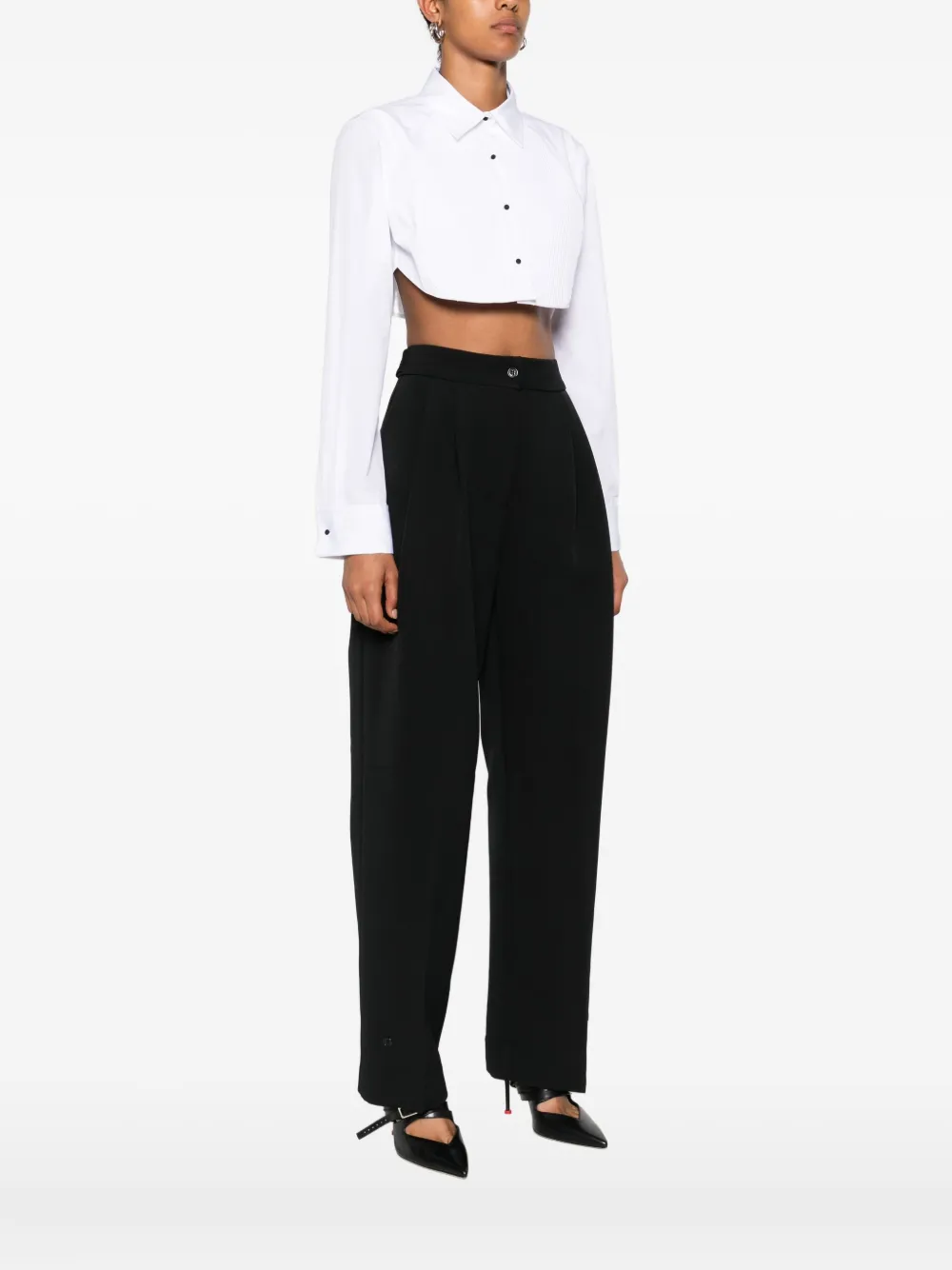 Ermanno Scervino Button-front Shirt In White