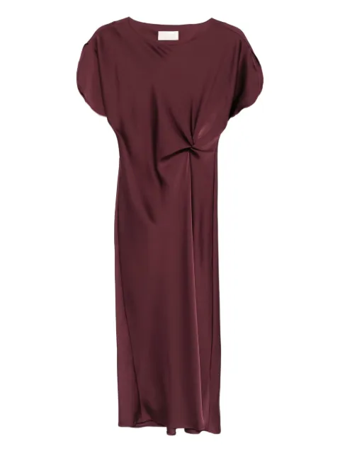 I BLUES twist-detail midi dress