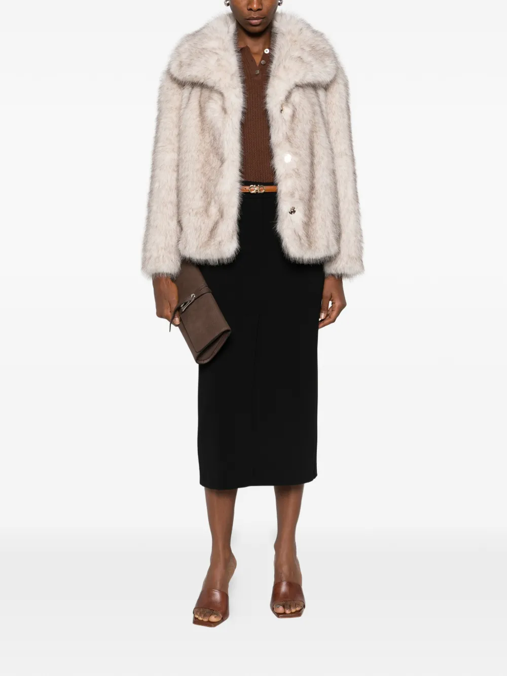 I BLUES falda midi Noce | Faldas de cintura alta | Image 2