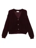 I BLUES button-front V-neck cardigan - Red