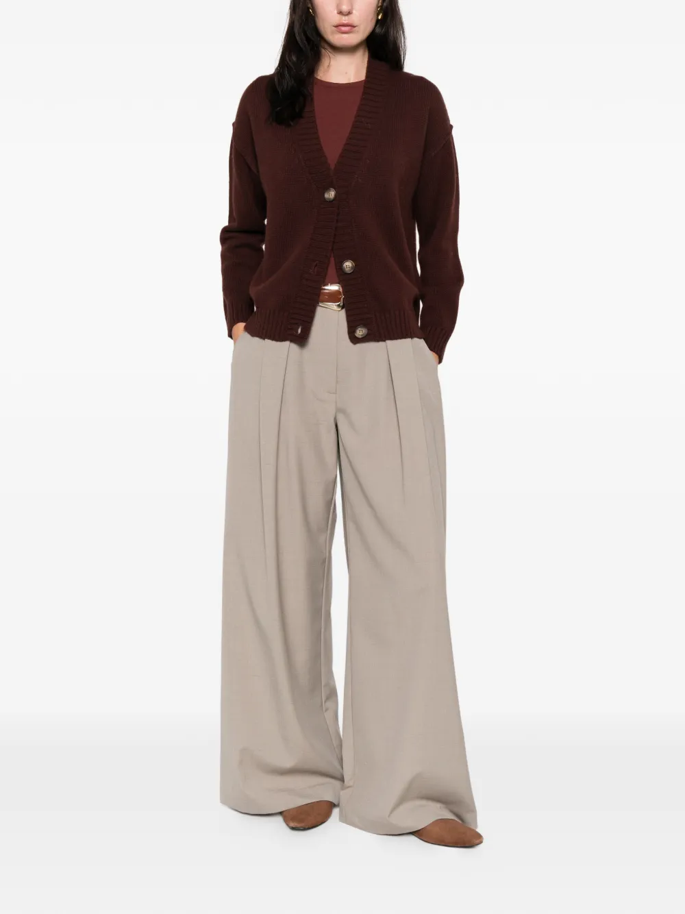 I BLUES Livigno buttoned V-neck cardigan | Cardigans | Image 2