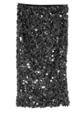 I BLUES Attila sequin-embellished midi skirt - Black
