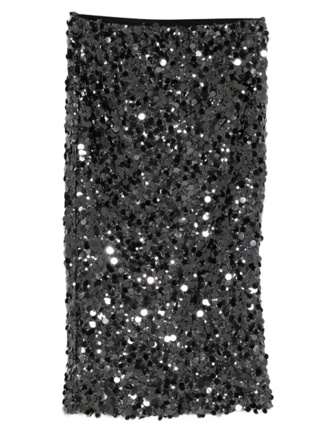 I BLUES Attila sequin-embellished midi skirt