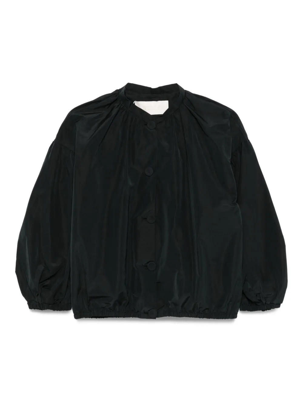 balloon-sleeve button jacket