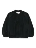 I BLUES balloon-sleeve button jacket - Black