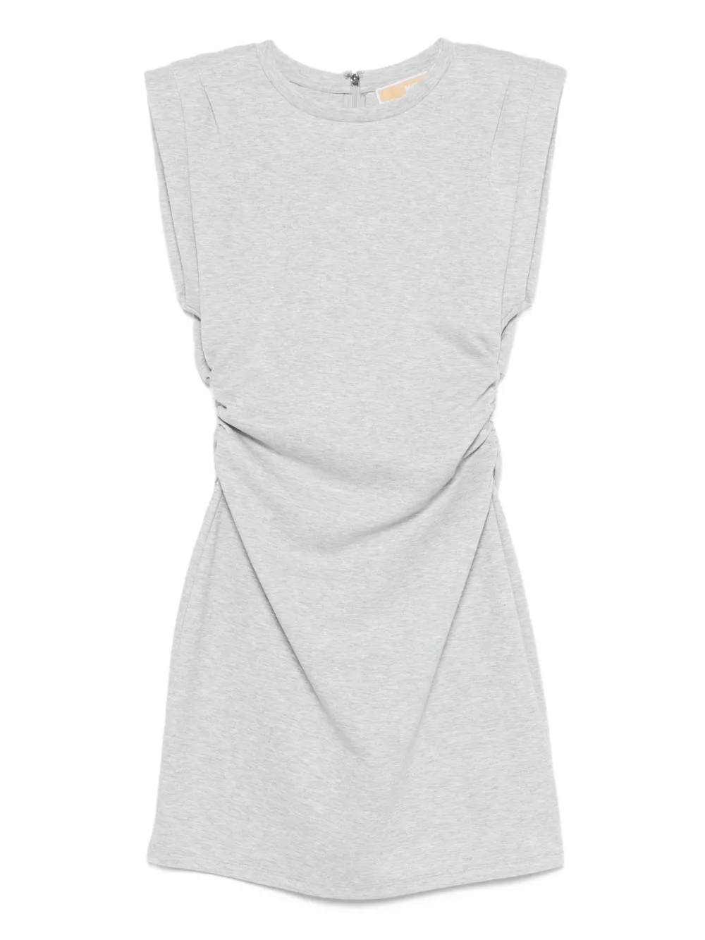 gathered-detail dress