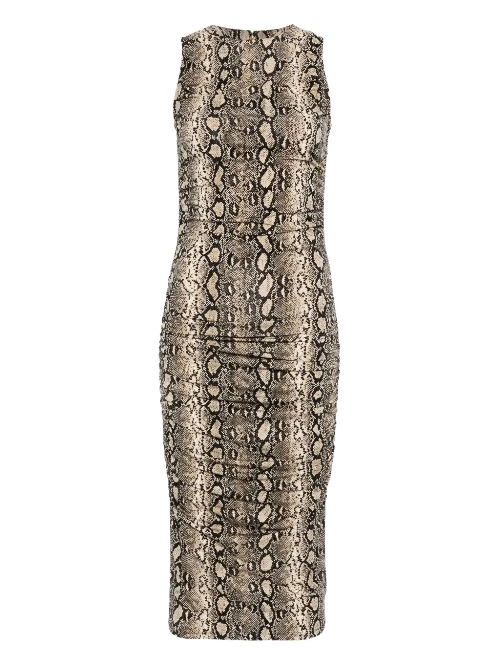 Michael Kors Claire leren schoudertas met kettingband Zwart