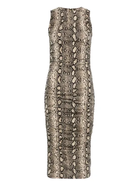 Michael Michael Kors snakeskin-print midi dress