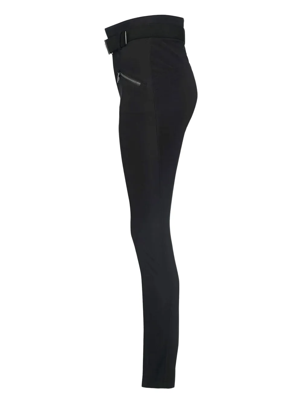 Toni Sailer belted zip-detail ski trousers | Black | Image 1
