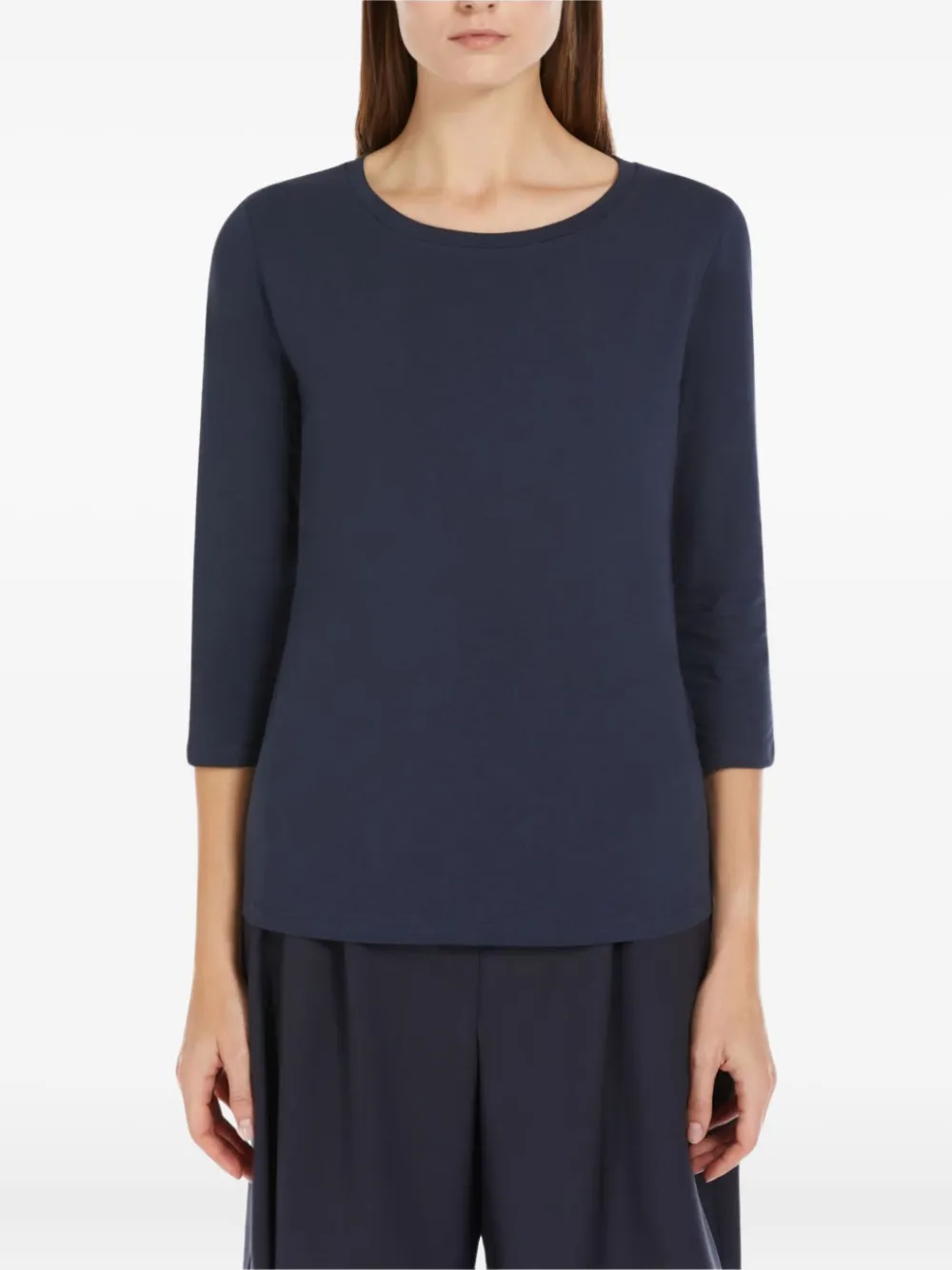  Weekend Max Mara Round-neck T-shirt - Blue 