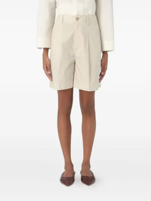 Woolrich plisserede shorts med knap