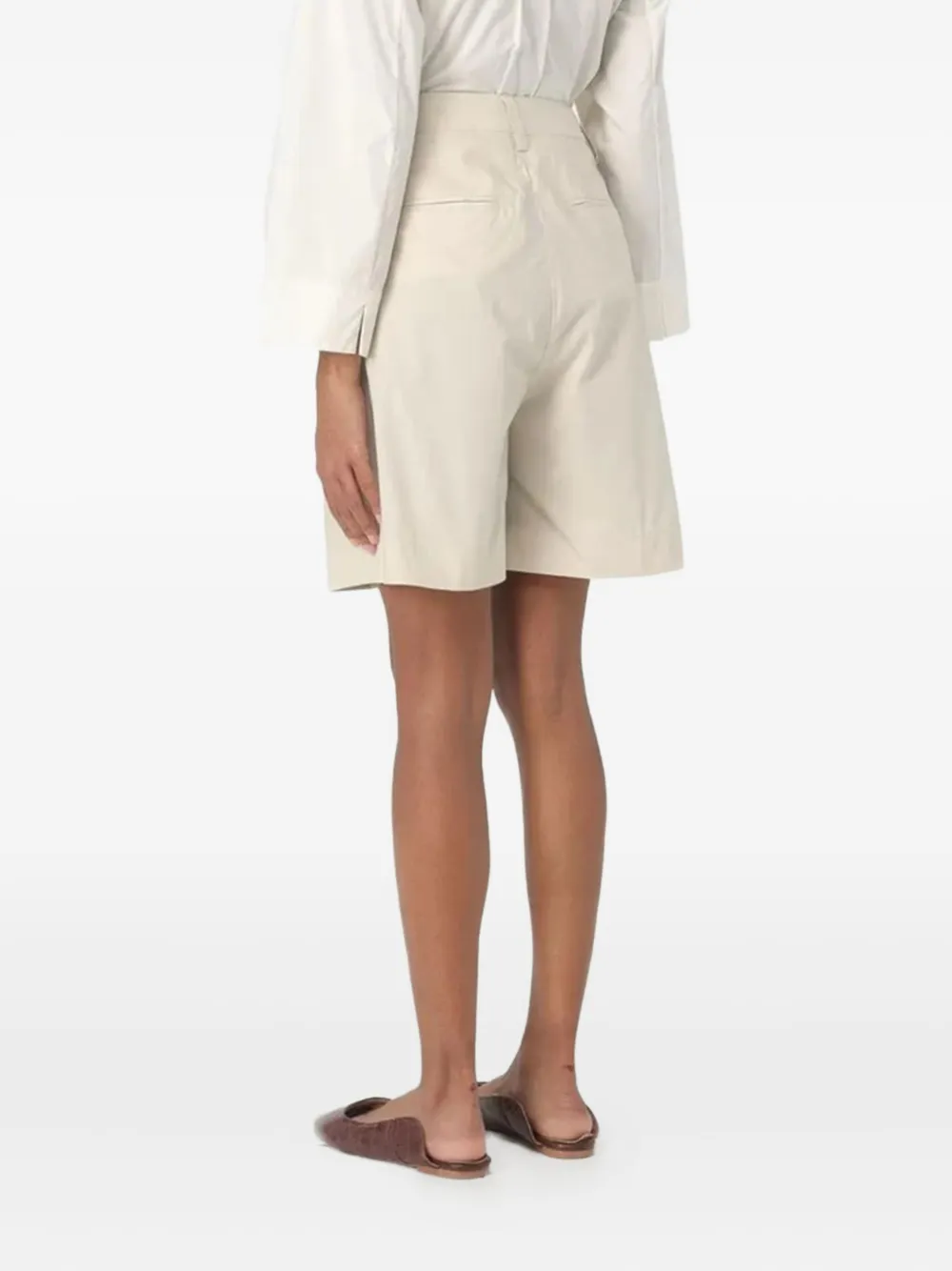 Woolrich pleated button shorts | Knee-Length Shorts | Image 2