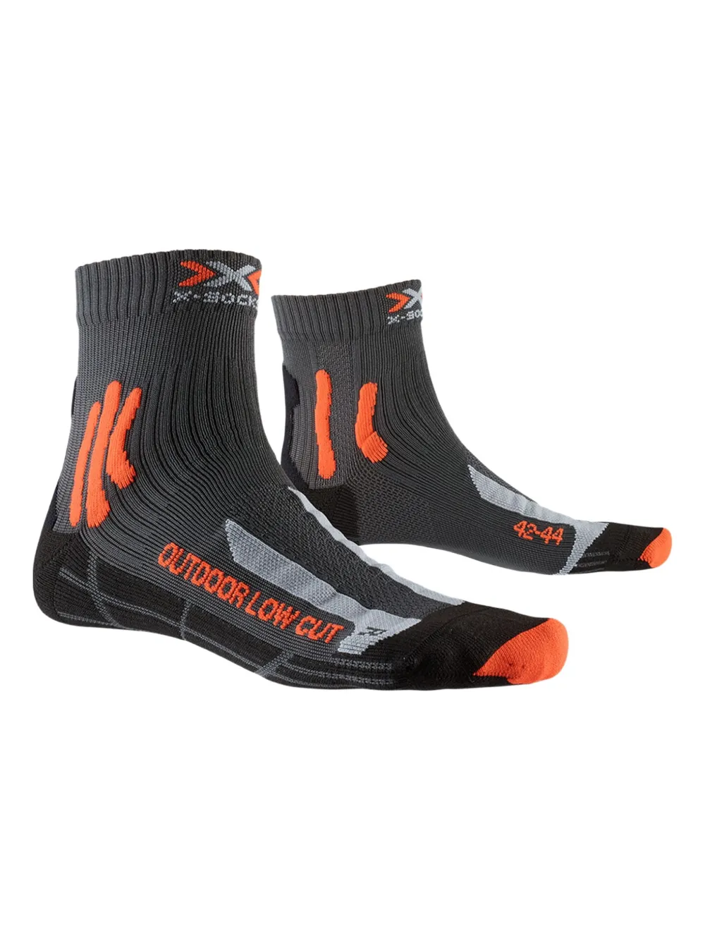 X-Socks Trek Outdoor Low Cut 4.0 sokken Grijs