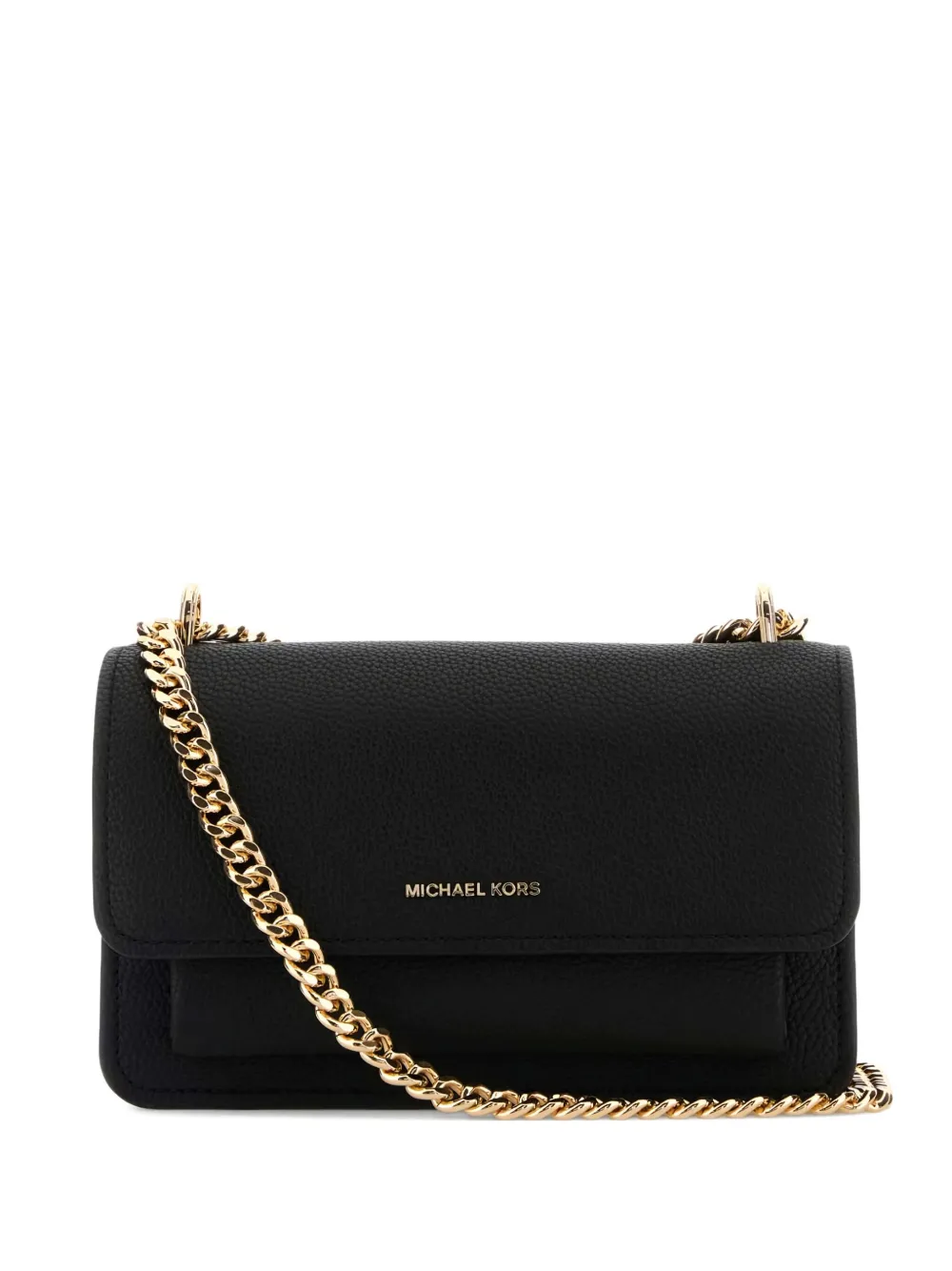 Claire chain-strap leather shoulder bag