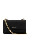 Michael Michael Kors Claire chain-strap leather shoulder bag - Black