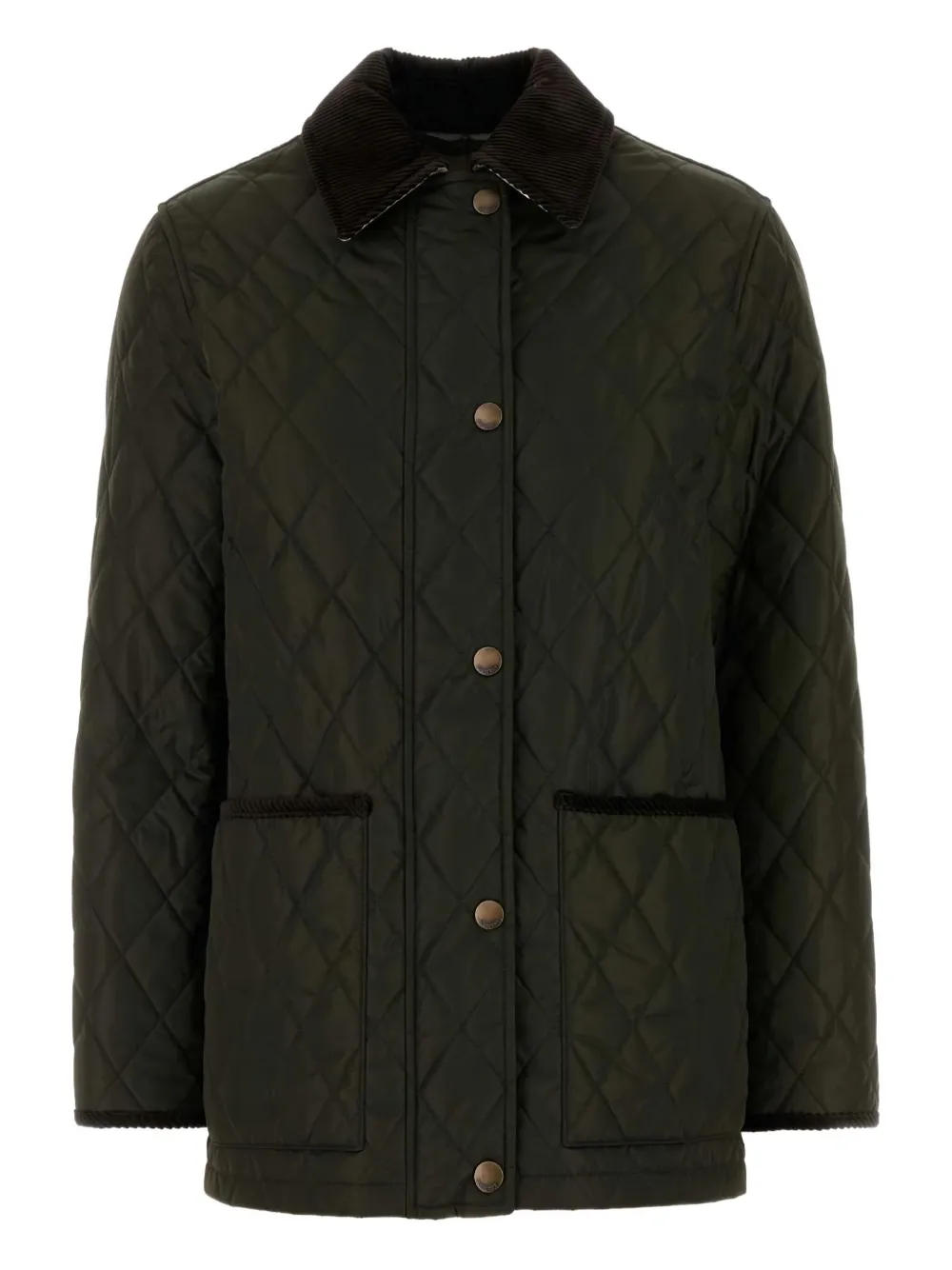 Burberry Gewatteerd jack Groen