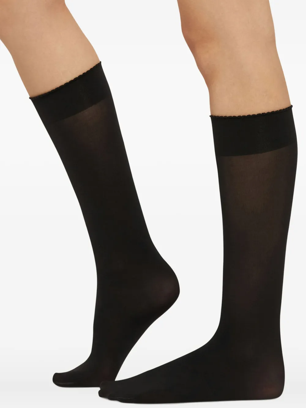 Wolford Kniesokken Zwart