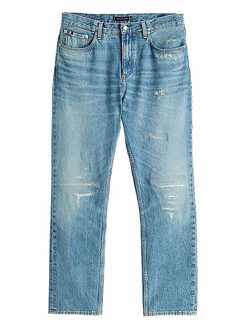 Tommy Hilfiger Mercer ダメージ ジーンズ - ブルー Tommy Hilfiger Mercer ダメージ ジーンズ - ブルー