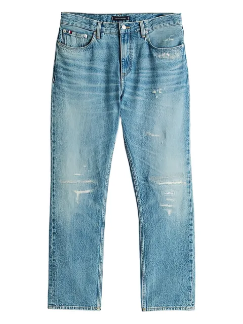 Tommy Hilfiger Mercer distressed cotton jeans
