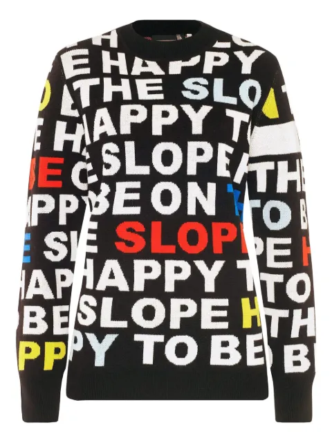Toni Sailer lettering sweater