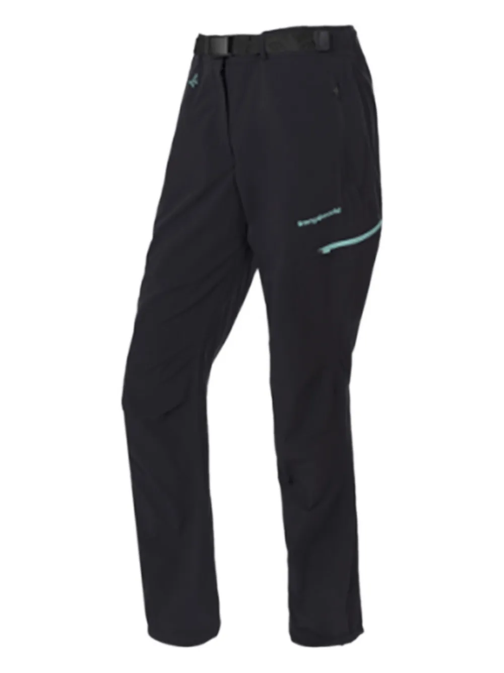 TRANGOWORLD zip-pocket hiking trousers | Black | Image 1