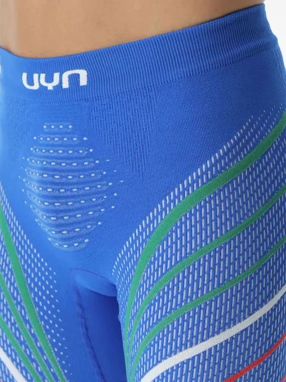UYN Natyon trainingslegging met drie strepen patroon Blauw