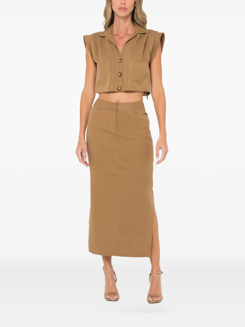JBQ Preen button-up cropped shirt | Hemden | Image 2