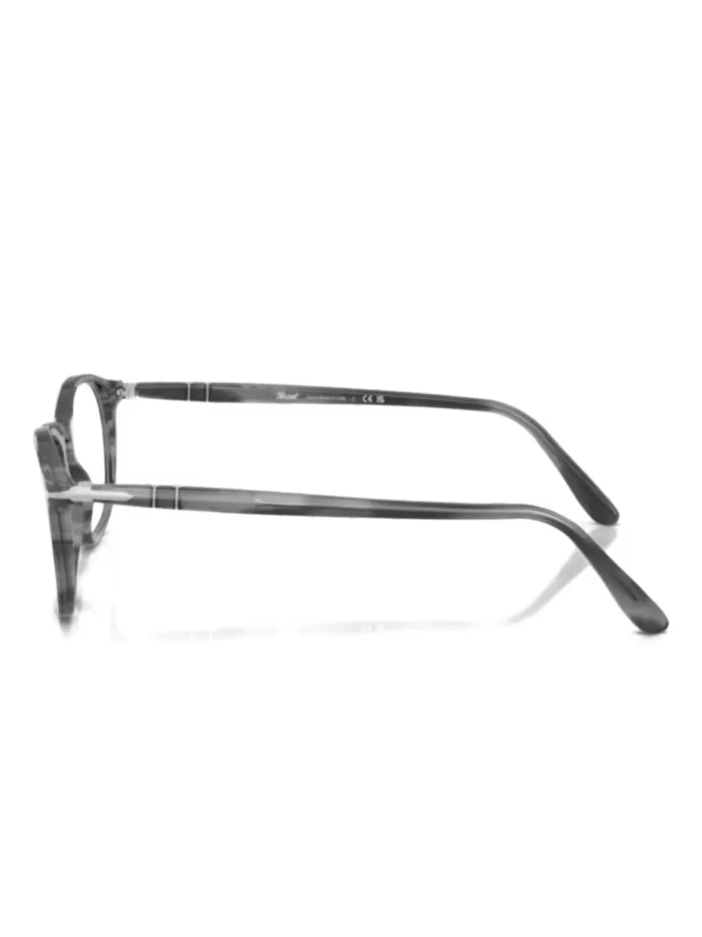 Persol Bril met rechthoekig montuur Grijs
