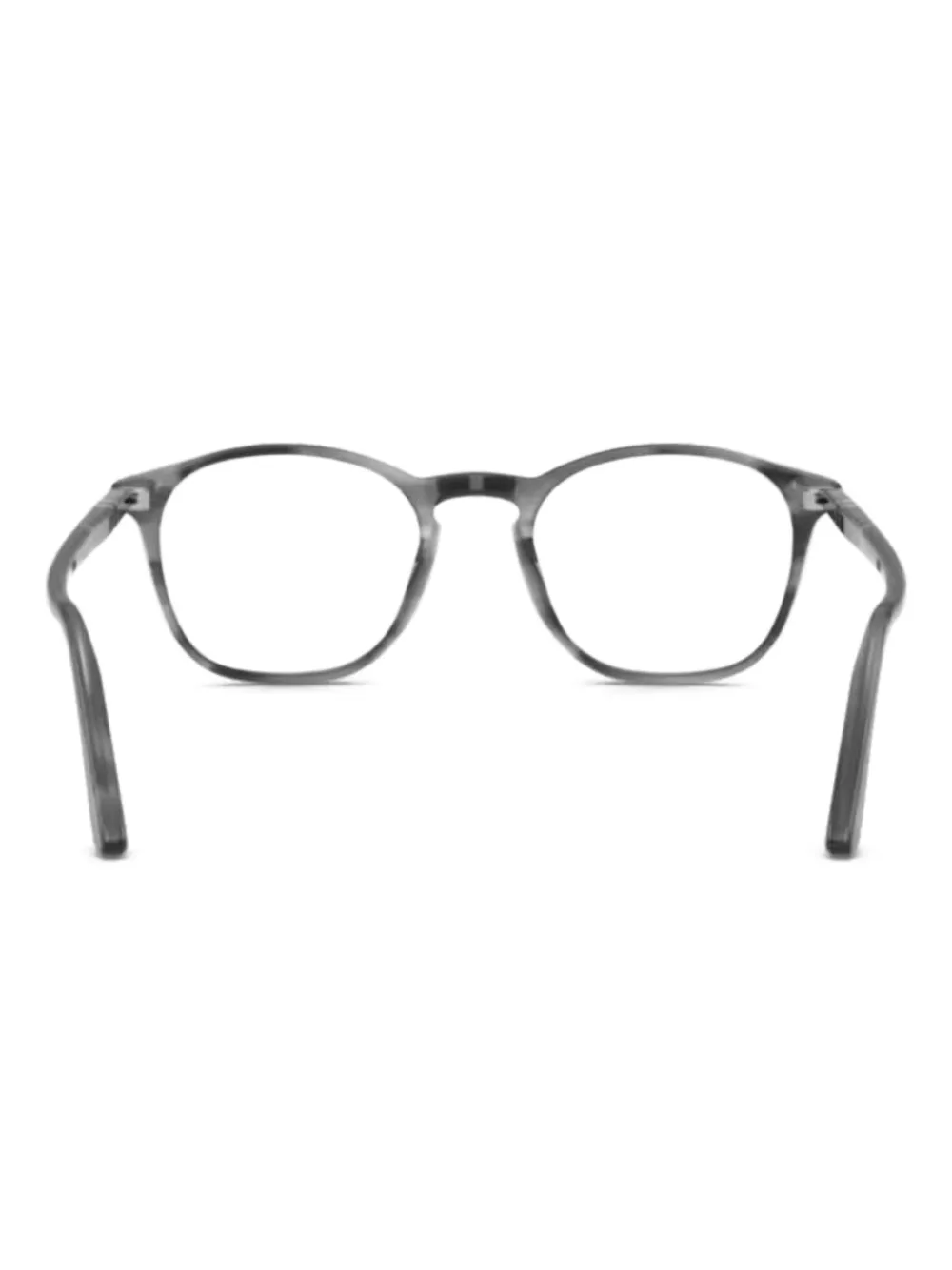 Persol Bril met rechthoekig montuur Grijs