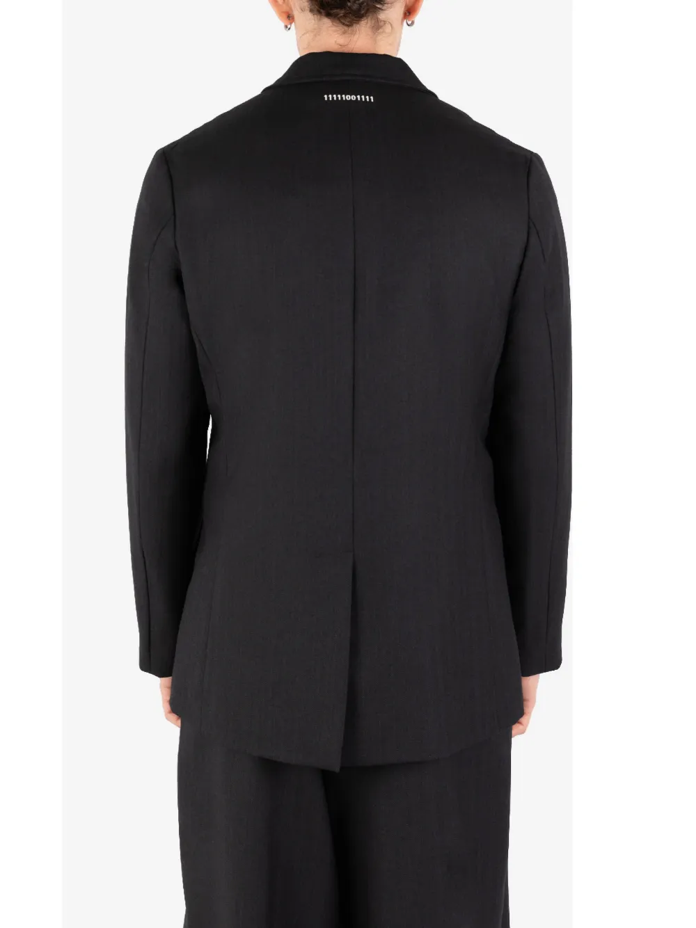 Société Anonyme Blazer met opgestikte zak en twee knopen Zwart