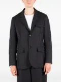 Société Anonyme patch-pocket two-button blazer - Black
